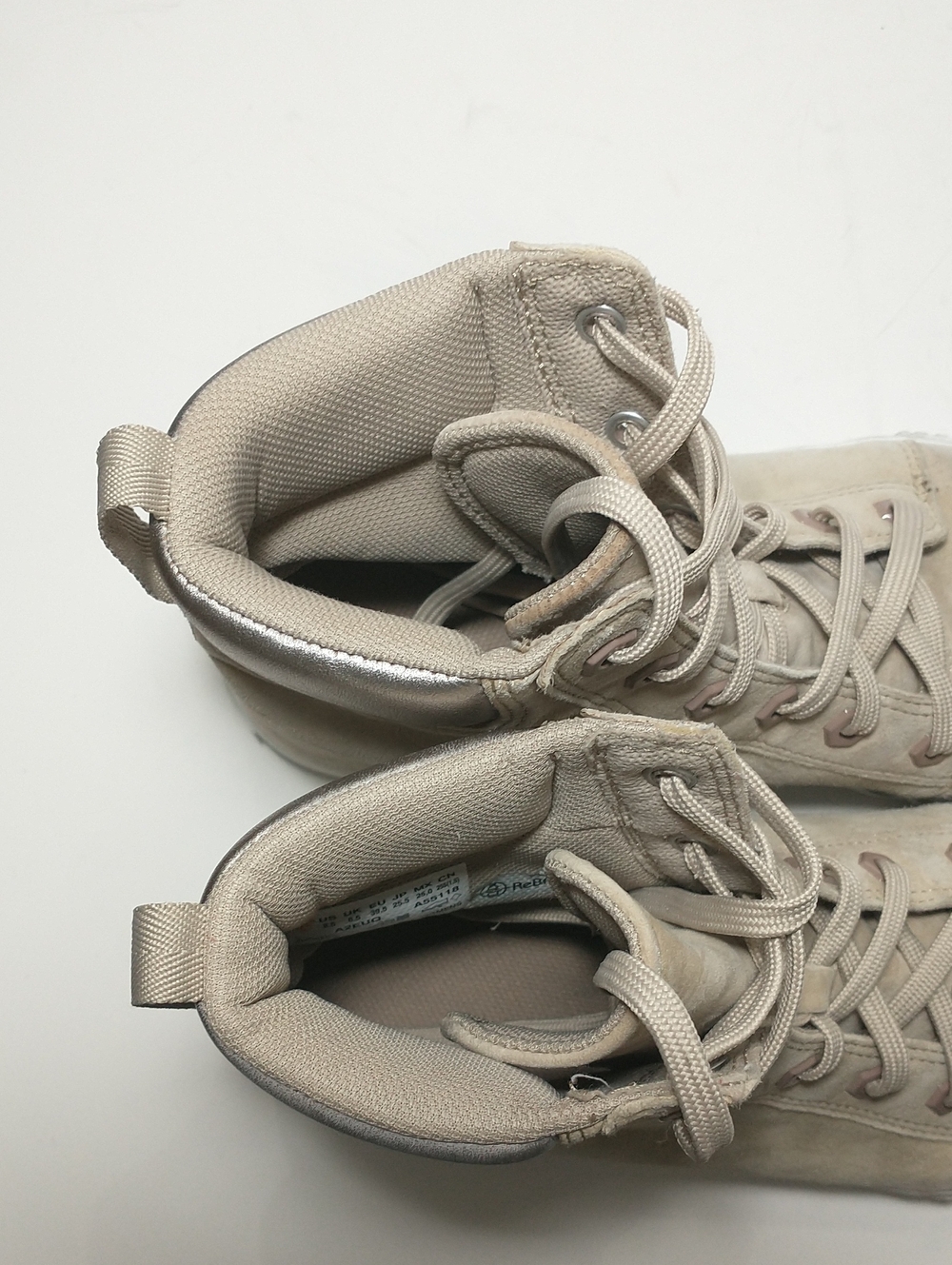 Timberland High Top Suede‎ Skylar Sneaker Boot, Cream / White, Size Women's 8.5 - Picture 11 of 11